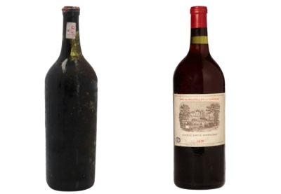 Рекордна продажба: Две магнум бутилки Ch&acirc;teau Lafite 1870 счупиха световните рекорди на търг в Ню Йорк